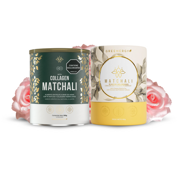KIT AMOR Y AMISTAD: TÉ MATCHA CON CURUCMA + COLÁGENO