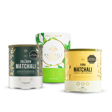 KIT BALANCE MATCHALI: TÉ MATCHA + COLÁGENO + FIBRA