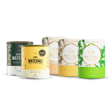 KIT VITAL 5 MATCHALI: TÉ MATCHA X3 + COLÁGENO + FIBRA