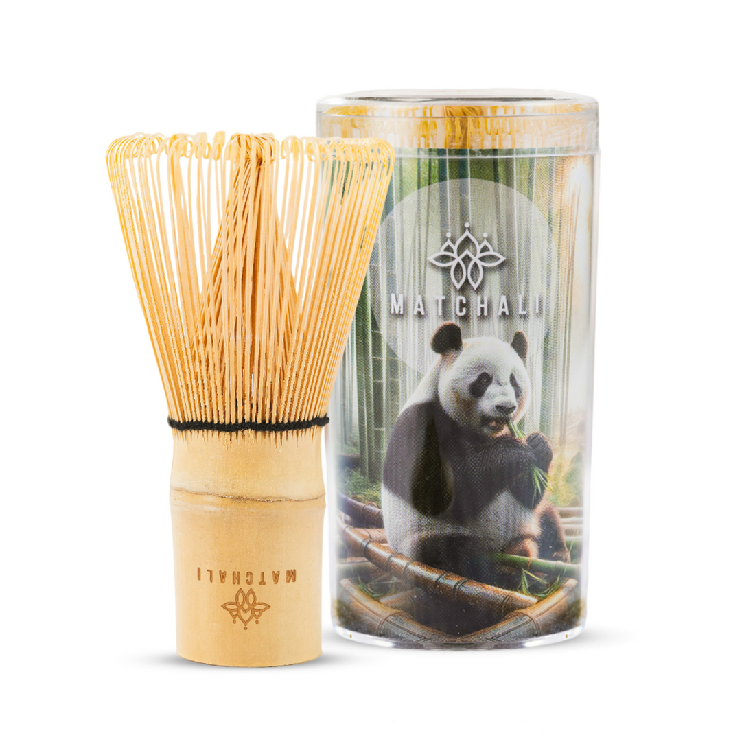 Batidor de Bambú para Té Matcha (Chasen) con más de 100 Cerdas