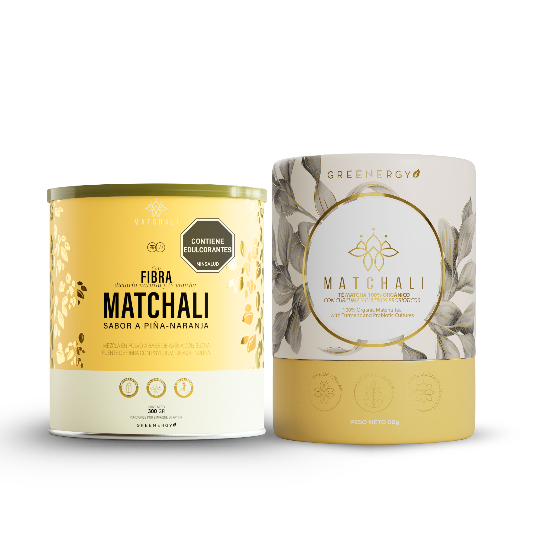 KIT TÉ MATCHA + FIBRA