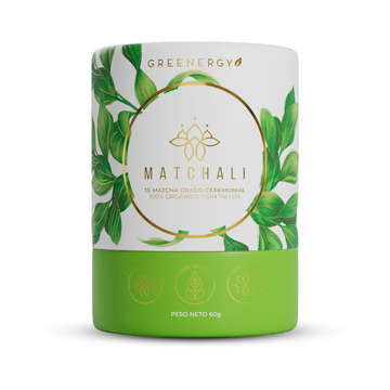 TÉ MATCHA CLÁSICO GRADO CEREMONIAL 100% ORGÁNICO Y SIN TALLOS 60G - MATCHALI Colombia