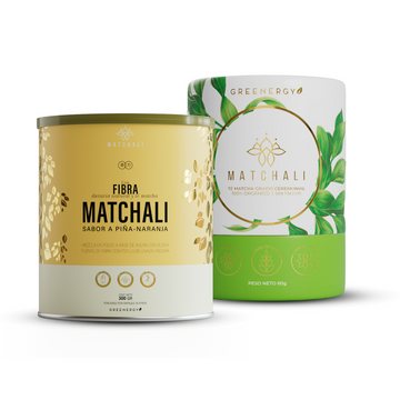 KIT TÉ MATCHA + FIBRA